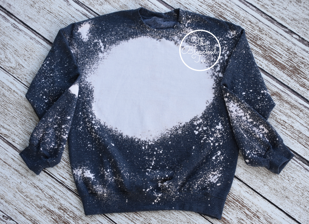 Bleached Sweatshirt in Dark Heather